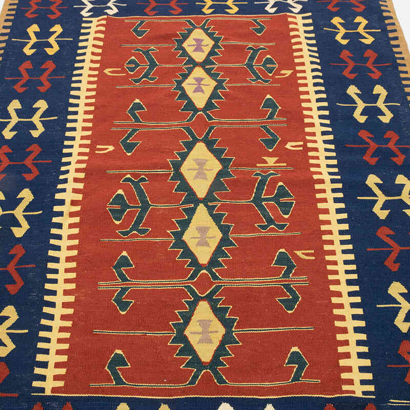 Nueva Alfombra Turca Kilim - 115 cm x 175 cm - K0080104