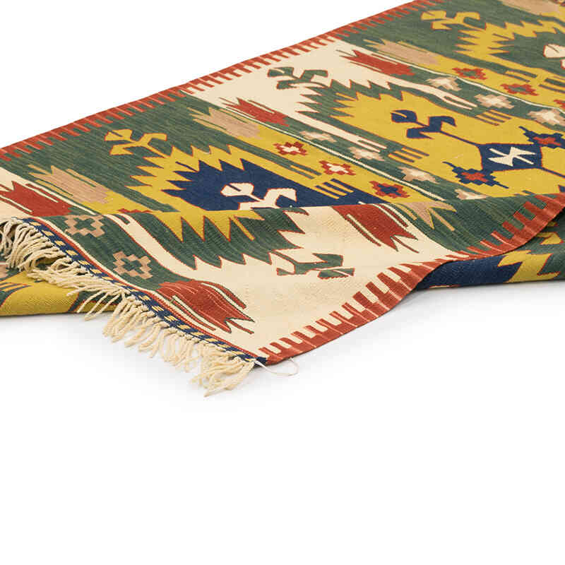 Yeni Kök Boya El Dokuma Kilim - 117 cm x 170 cm - K0080106