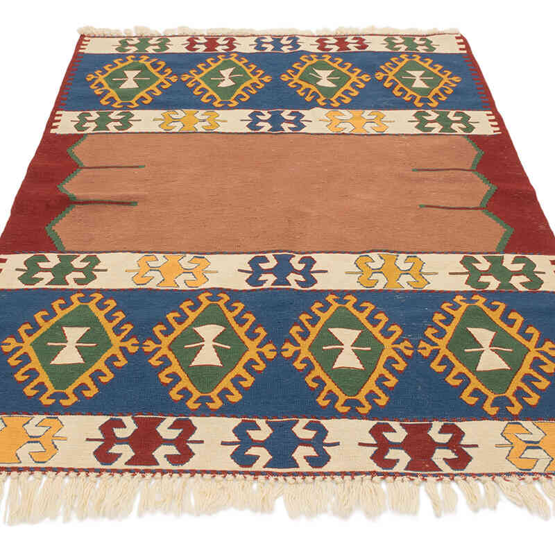 Yeni Kök Boya El Dokuma Kilim - 115 cm x 167 cm - K0080107
