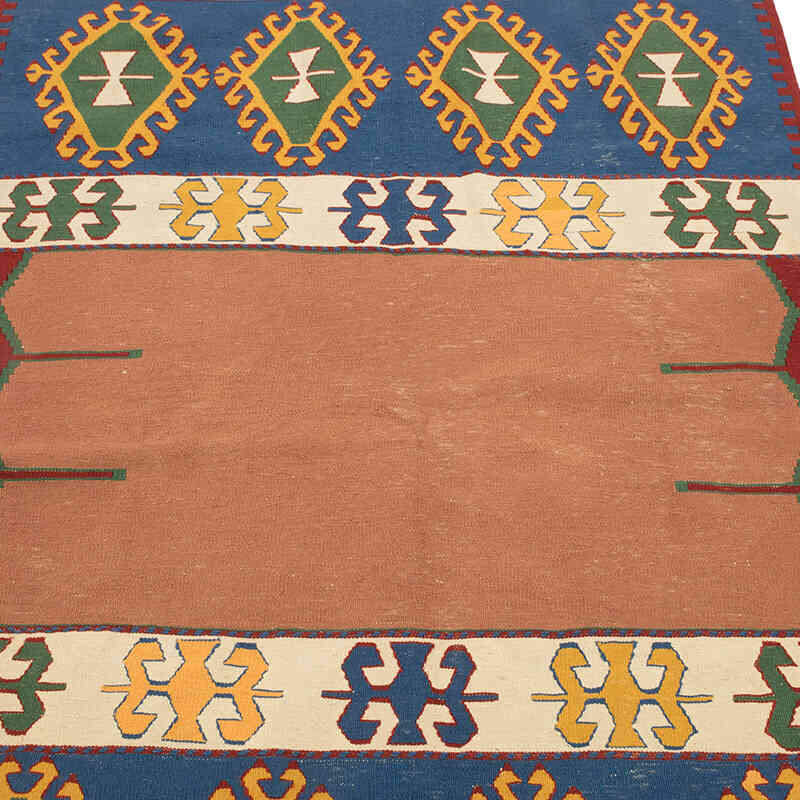 Yeni Kök Boya El Dokuma Kilim - 115 cm x 167 cm - K0080107