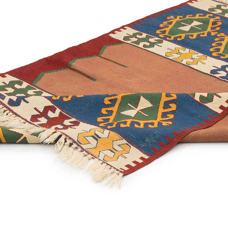 Yeni Kök Boya El Dokuma Kilim - 115 cm x 167 cm - K0080107