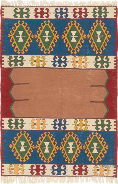 Yeni Kök Boya El Dokuma Kilim - 115 cm x 167 cm