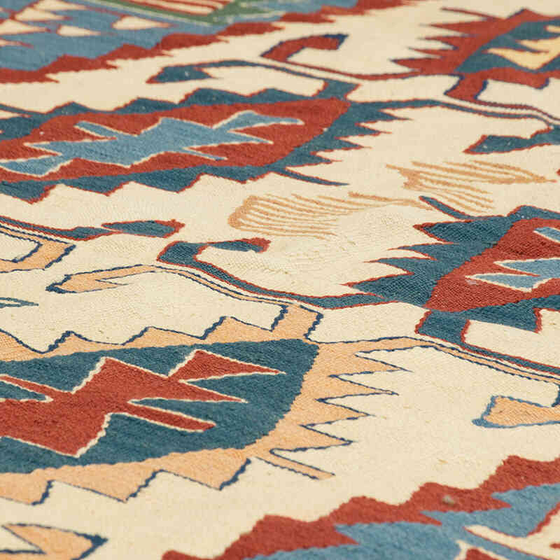 New Handwoven Turkish Kilim Rug - 3' 9" x 5' 6" (45" x 66") - K0080108