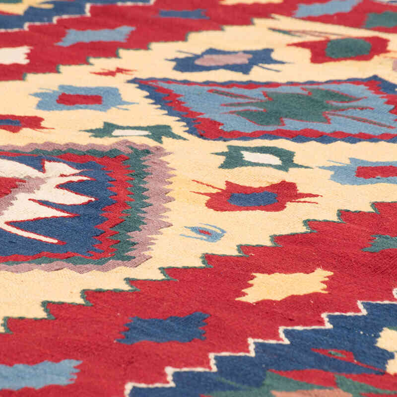New Handwoven Turkish Kilim Rug - 3' 7" x 5' 4" (43" x 64") - K0080109