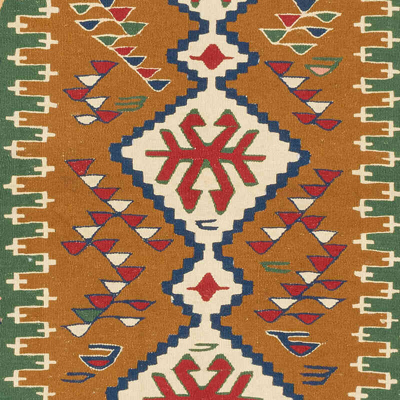 New Handwoven Turkish Kilim Rug - 3' 7" x 5' 7" (43" x 67") - K0080110