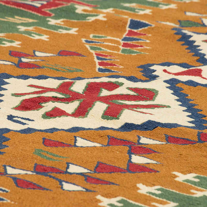 New Handwoven Turkish Kilim Rug - 3' 7" x 5' 7" (43" x 67") - K0080110