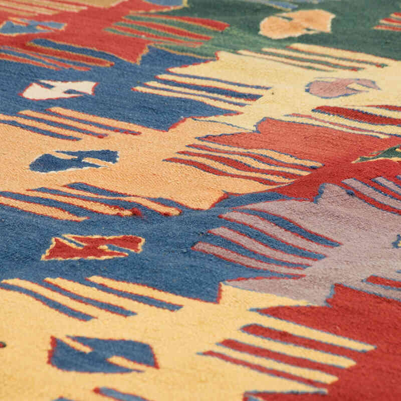 New Handwoven Turkish Kilim Rug - 4'  x 5' 11" (48" x 71") - K0080111