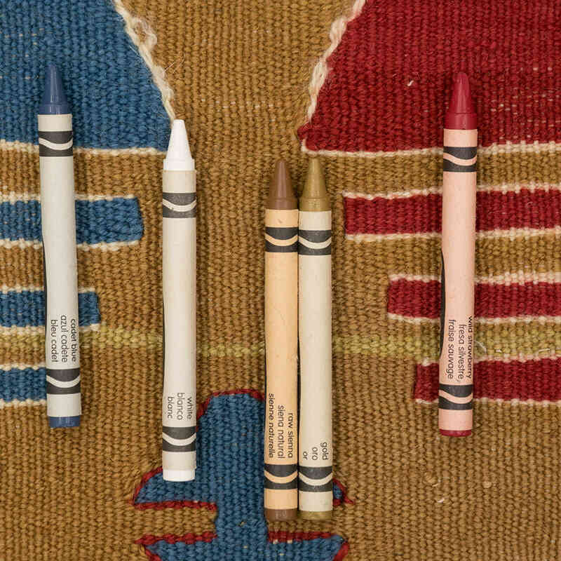 New Handwoven Turkish Kilim Rug - 4'  x 5' 11" (48" x 71") - K0080111