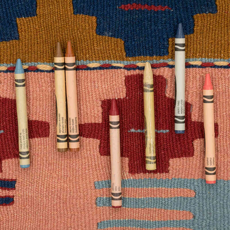 Yeni Kök Boya El Dokuma Kilim - 116 cm x 166 cm - K0080113