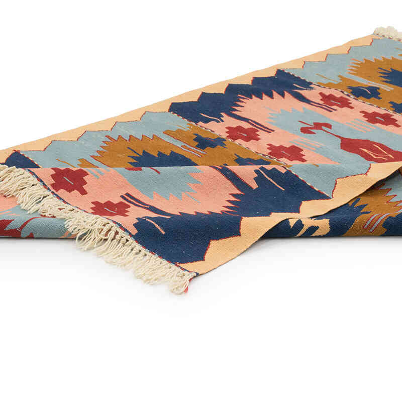 Yeni Kök Boya El Dokuma Kilim - 116 cm x 166 cm - K0080113