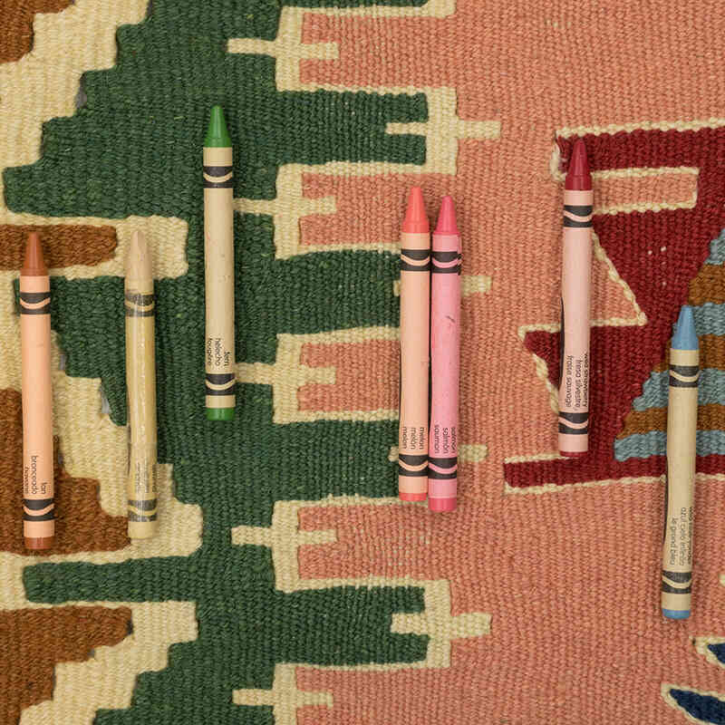 Yeni Kök Boya El Dokuma Kilim - 110 cm x 171 cm - K0080114
