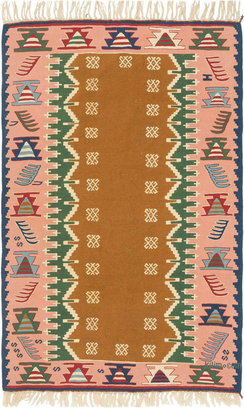 Yeni Kök Boya El Dokuma Kilim - 110 cm x 171 cm - K0080114