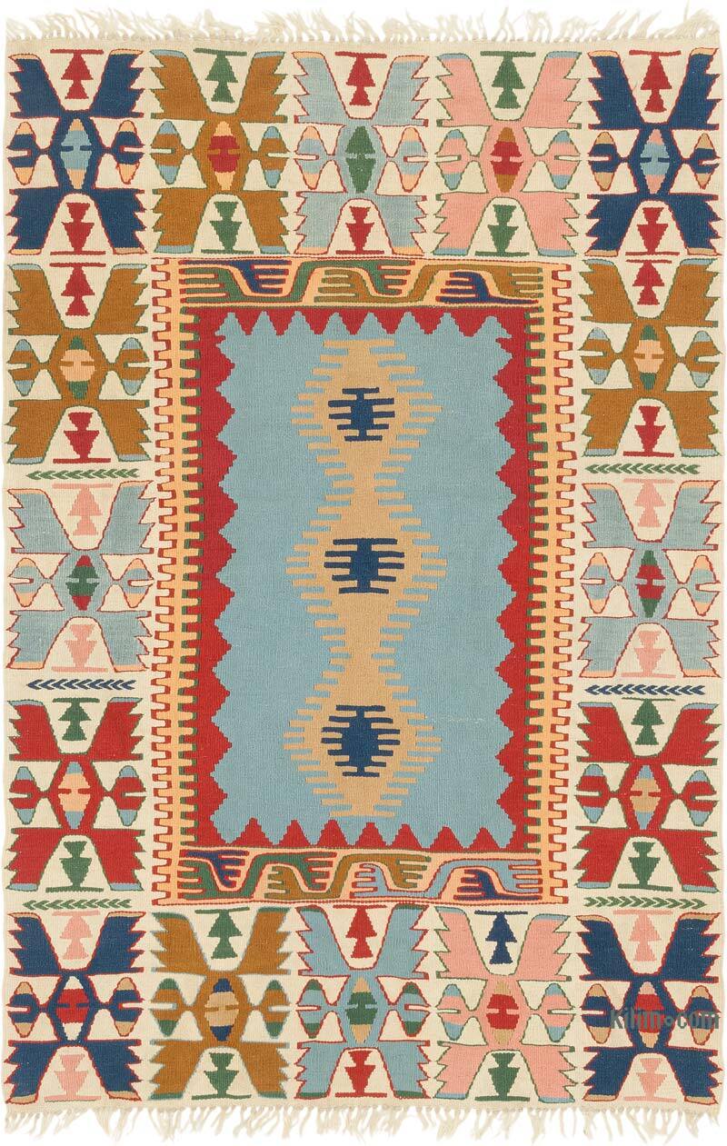 Nueva Alfombra Turca Kilim - 122 cm x 177 cm - K0080115