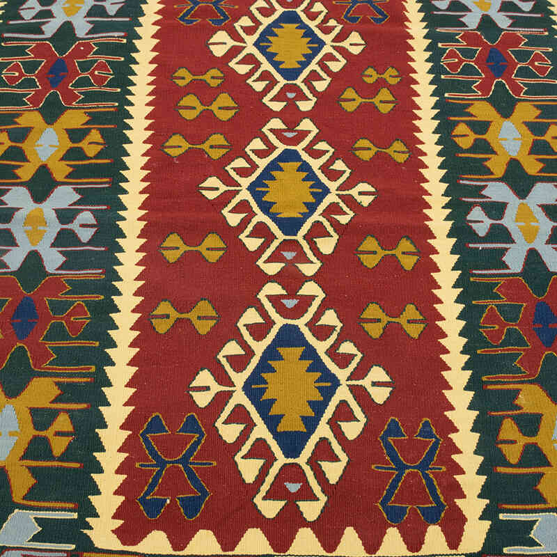 Yeni Kök Boya El Dokuma Kilim - 120 cm x 178 cm - K0080116