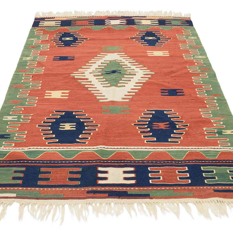 Yeni Kök Boya El Dokuma Kilim - 120 cm x 170 cm - K0080117