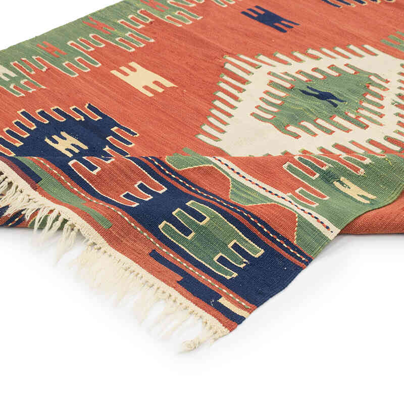 Yeni Kök Boya El Dokuma Kilim - 120 cm x 170 cm - K0080117