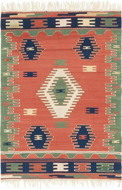 Yeni Kök Boya El Dokuma Kilim - 120 cm x 170 cm