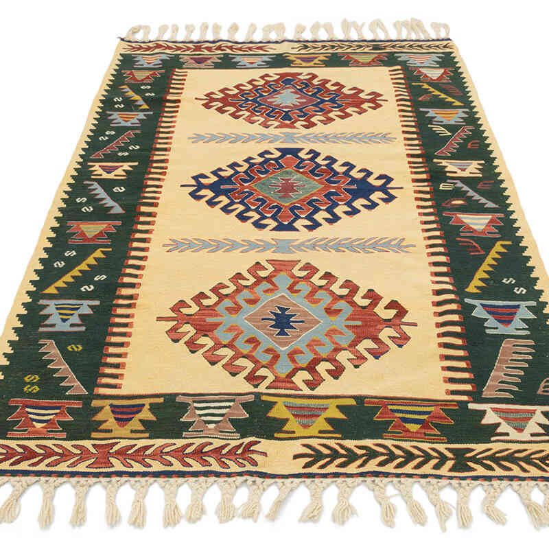 Nueva Alfombra Turca Kilim - 116 cm x 175 cm - K0080118