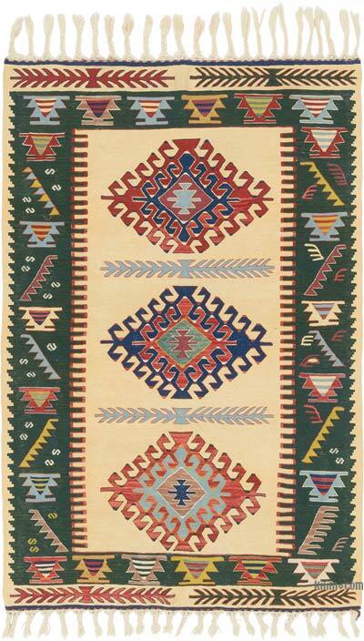 Yeni Kök Boya El Dokuma Kilim - 116 cm x 175 cm