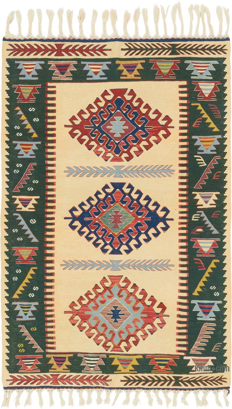 Nueva Alfombra Turca Kilim - 116 cm x 175 cm - K0080118