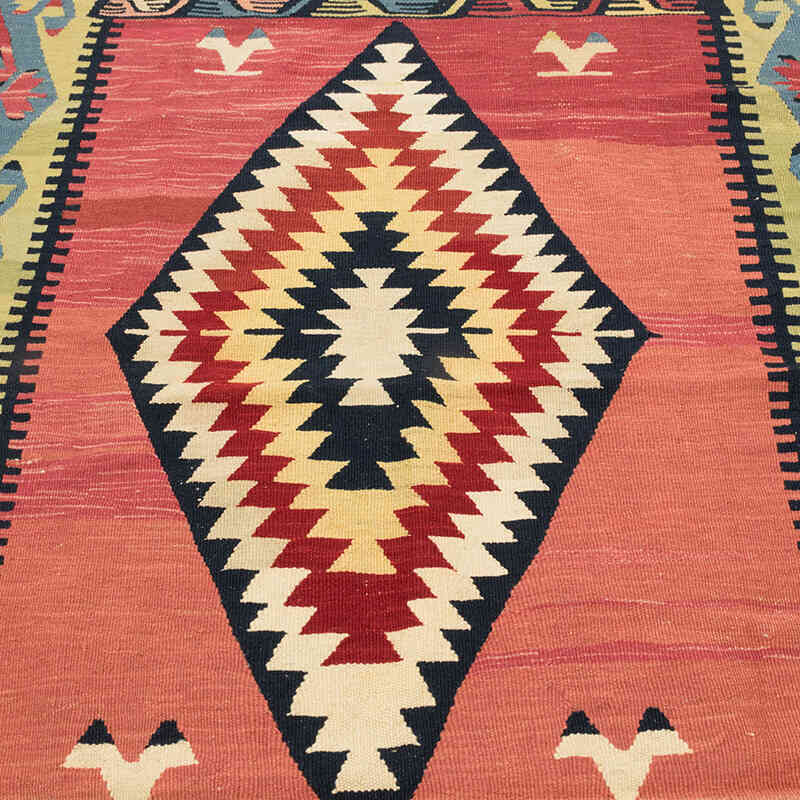 New Handwoven Turkish Kilim Rug - 3' 11" x 5' 11" (47" x 71") - K0080119