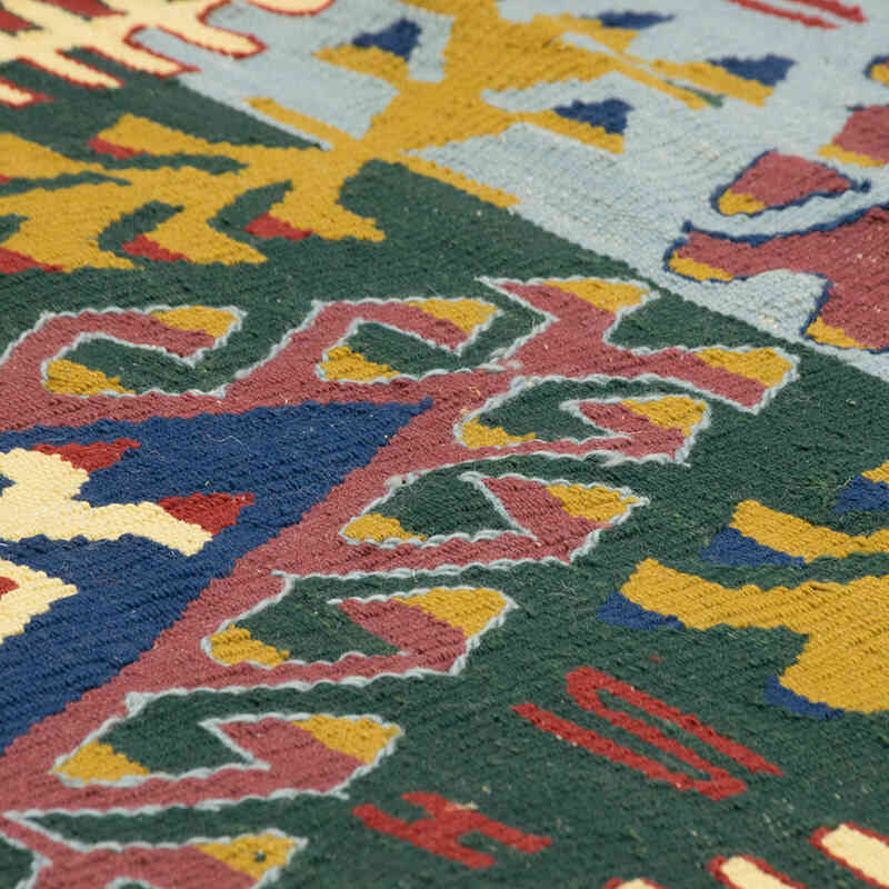 Yeni Kök Boya El Dokuma Kilim - 115 cm x 180 cm - K0080120