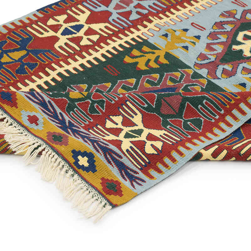 Yeni Kök Boya El Dokuma Kilim - 115 cm x 180 cm - K0080120