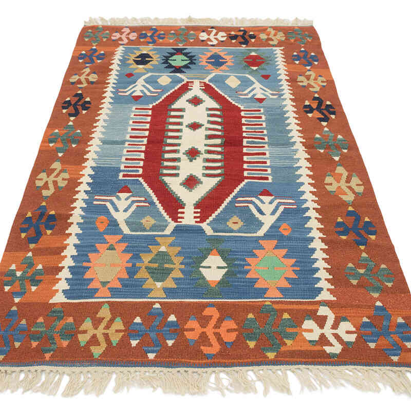 Nueva Alfombra Turca Kilim - 100 cm x 169 cm - K0080122