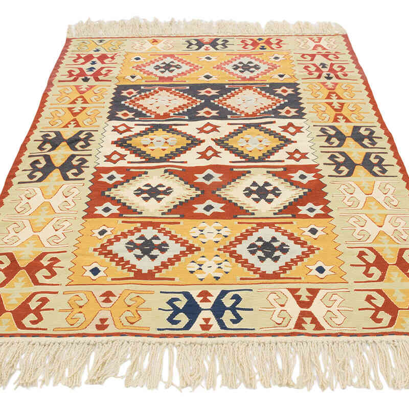 Yeni Kök Boya El Dokuma Kilim - 120 cm x 170 cm - K0080125