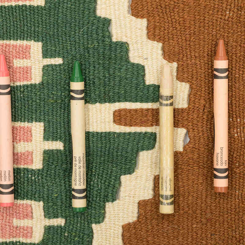 Nueva Alfombra Turca Kilim - 110 cm x 170 cm - K0080126