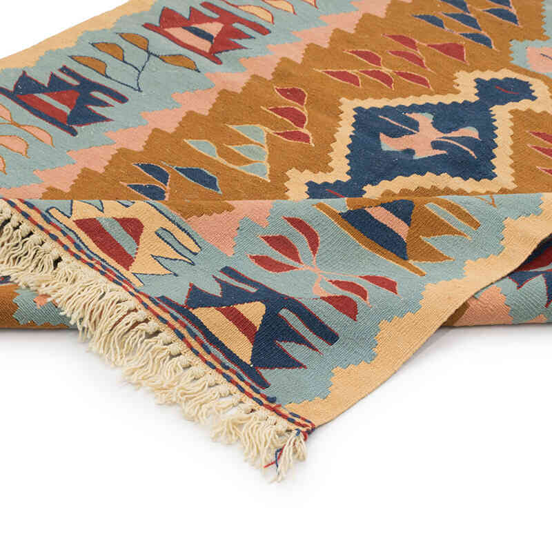 Yeni Kök Boya El Dokuma Kilim - 116 cm x 168 cm - K0080127