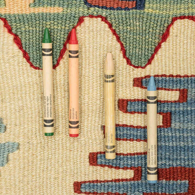 Yeni Kök Boya El Dokuma Kilim - 117 cm x 160 cm - K0080128