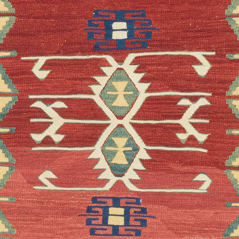 Yeni Kök Boya El Dokuma Kilim - 114 cm x 160 cm - K0080129