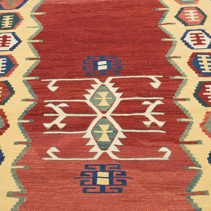 Yeni Kök Boya El Dokuma Kilim - 114 cm x 160 cm - K0080129
