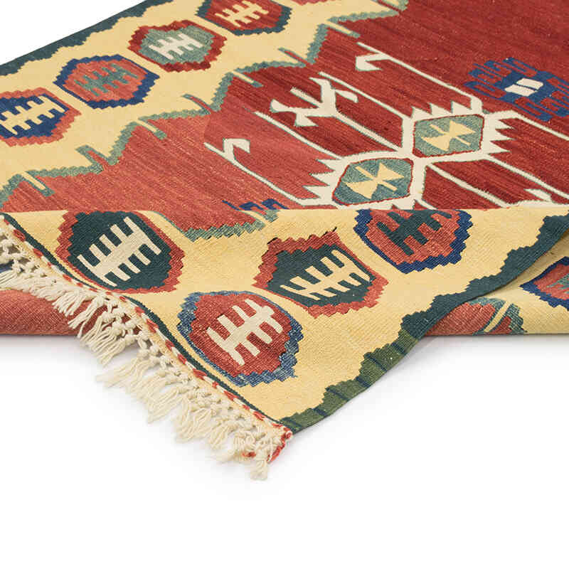 Yeni Kök Boya El Dokuma Kilim - 114 cm x 160 cm - K0080129
