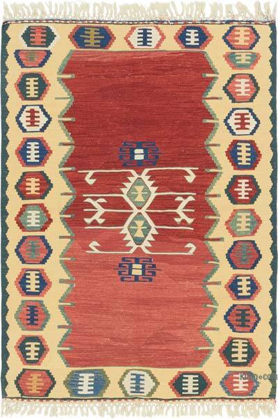Yeni Kök Boya El Dokuma Kilim - 114 cm x 160 cm