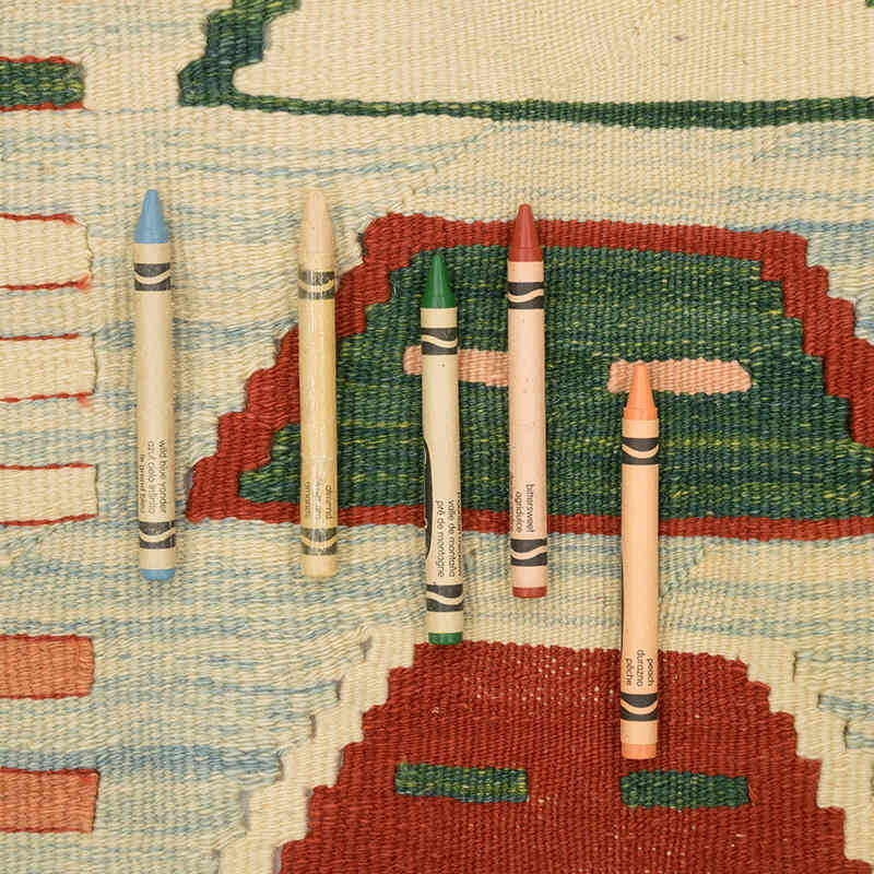 Nueva Alfombra Turca Kilim - 112 cm x 165 cm - K0080130