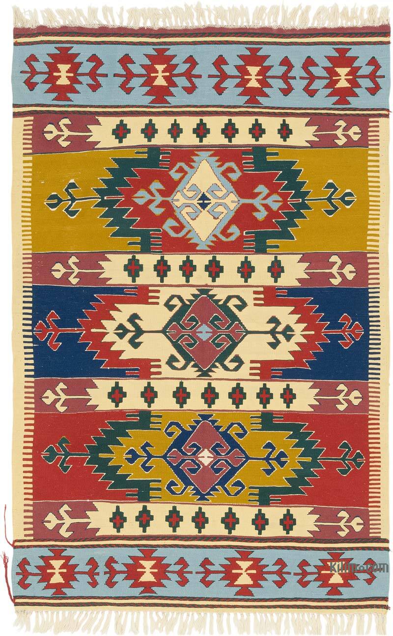 Yeni Kök Boya El Dokuma Kilim - 120 cm x 189 cm - K0080131