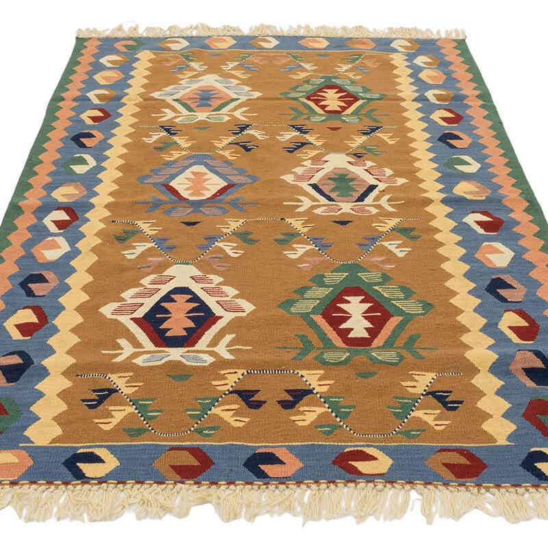 Yeni Kök Boya El Dokuma Kilim - 115 cm x 170 cm - K0080132