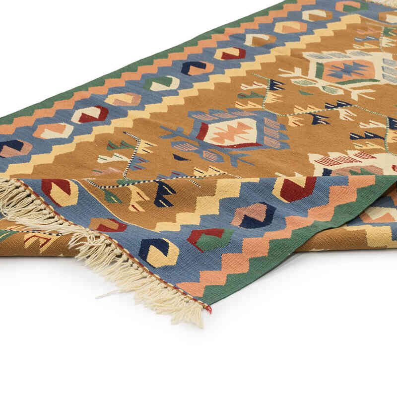 Yeni Kök Boya El Dokuma Kilim - 115 cm x 170 cm - K0080132