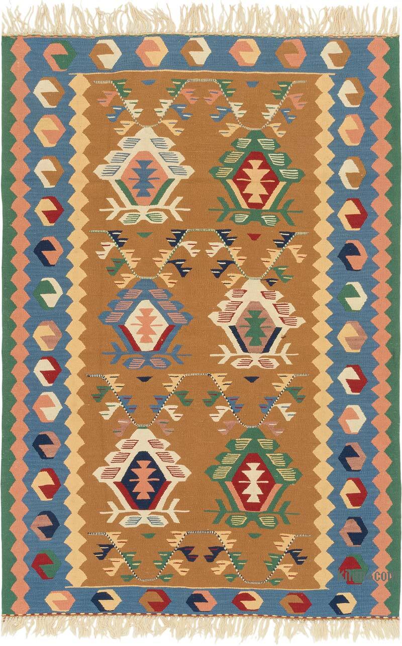 Yeni Kök Boya El Dokuma Kilim - 115 cm x 170 cm - K0080132