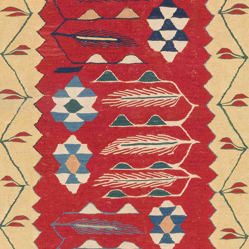 Yeni Kök Boya El Dokuma Kilim - 115 cm x 160 cm - K0080134