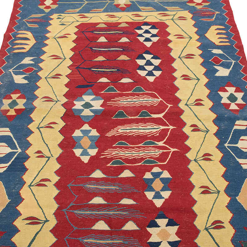 Yeni Kök Boya El Dokuma Kilim - 115 cm x 160 cm - K0080134