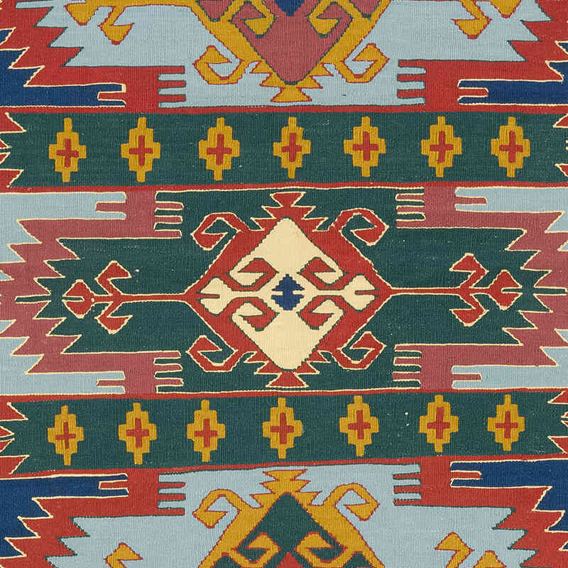 New Handwoven Turkish Kilim Rug - 3' 10" x 5' 11" (46" x 71") - K0080135