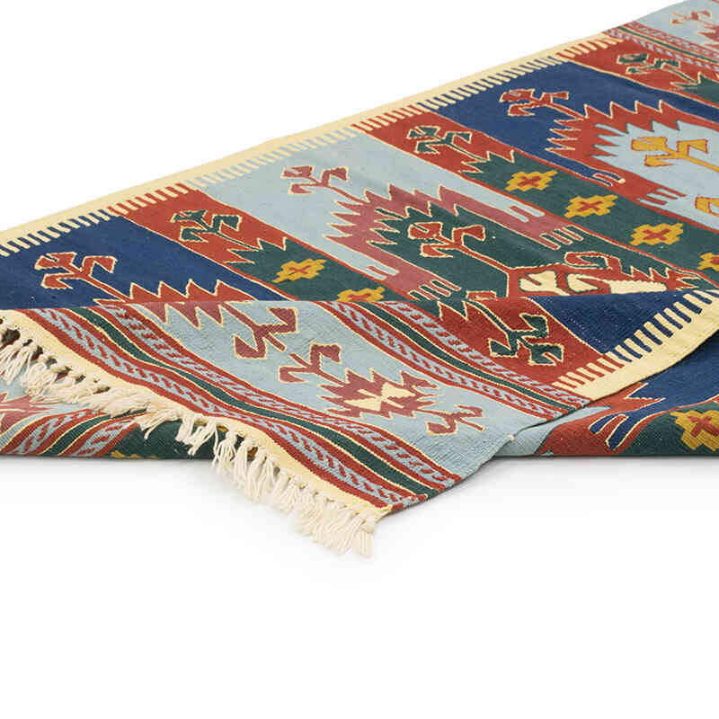 New Handwoven Turkish Kilim Rug - 3' 10" x 5' 11" (46" x 71") - K0080135