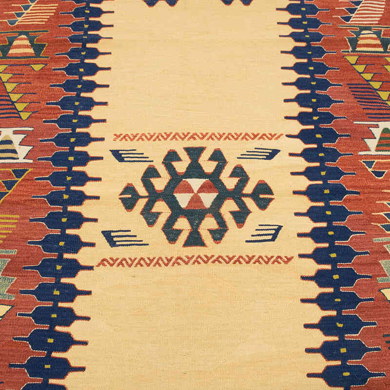 Nueva Alfombra Turca Kilim - 112 cm x 168 cm - K0080136