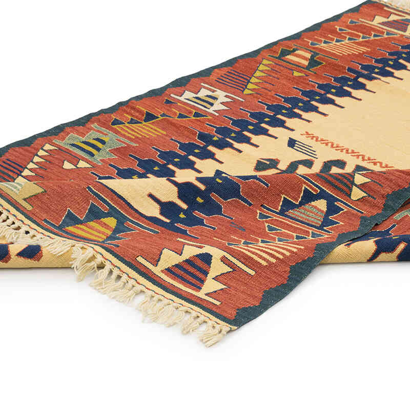 Nueva Alfombra Turca Kilim - 112 cm x 168 cm - K0080136