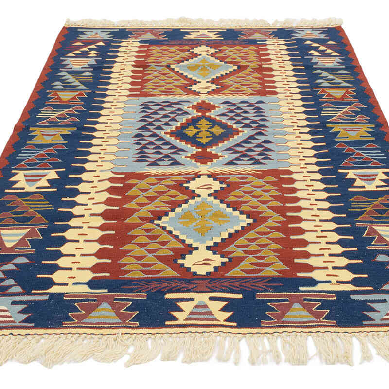 Nueva Alfombra Turca Kilim - 115 cm x 168 cm - K0080137