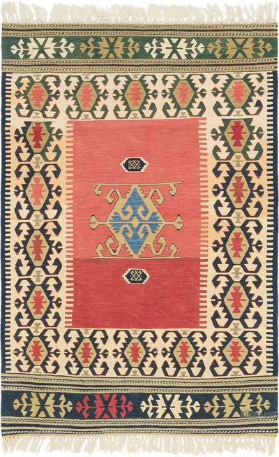 Yeni Kök Boya El Dokuma Kilim - 115 cm x 171 cm
