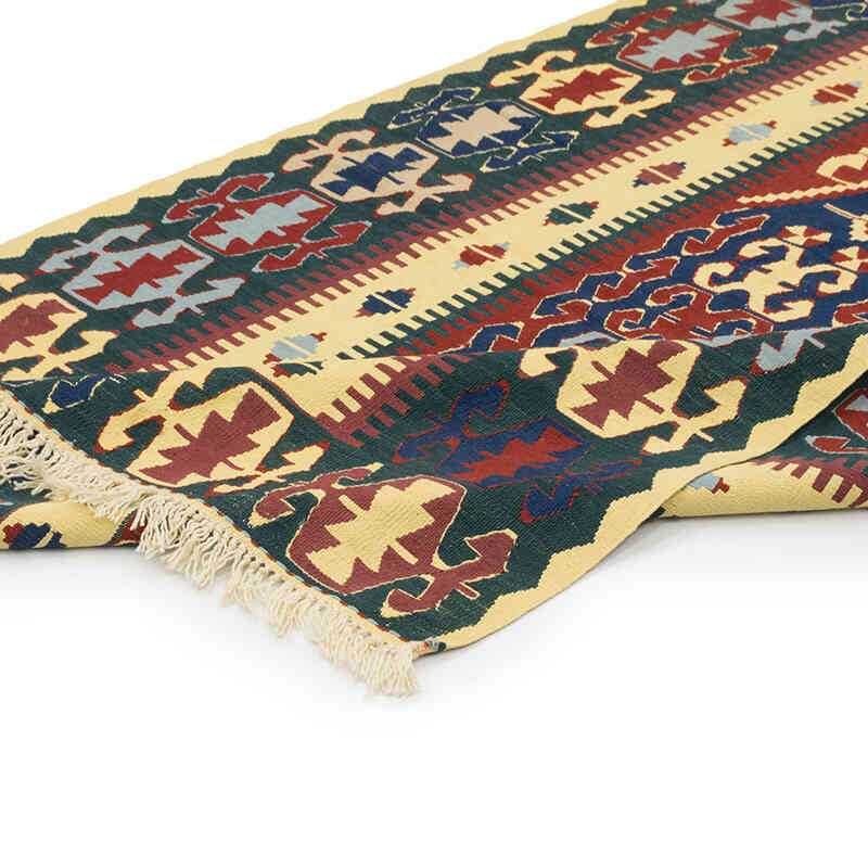 Yeni Kök Boya El Dokuma Kilim - 113 cm x 168 cm - K0080139